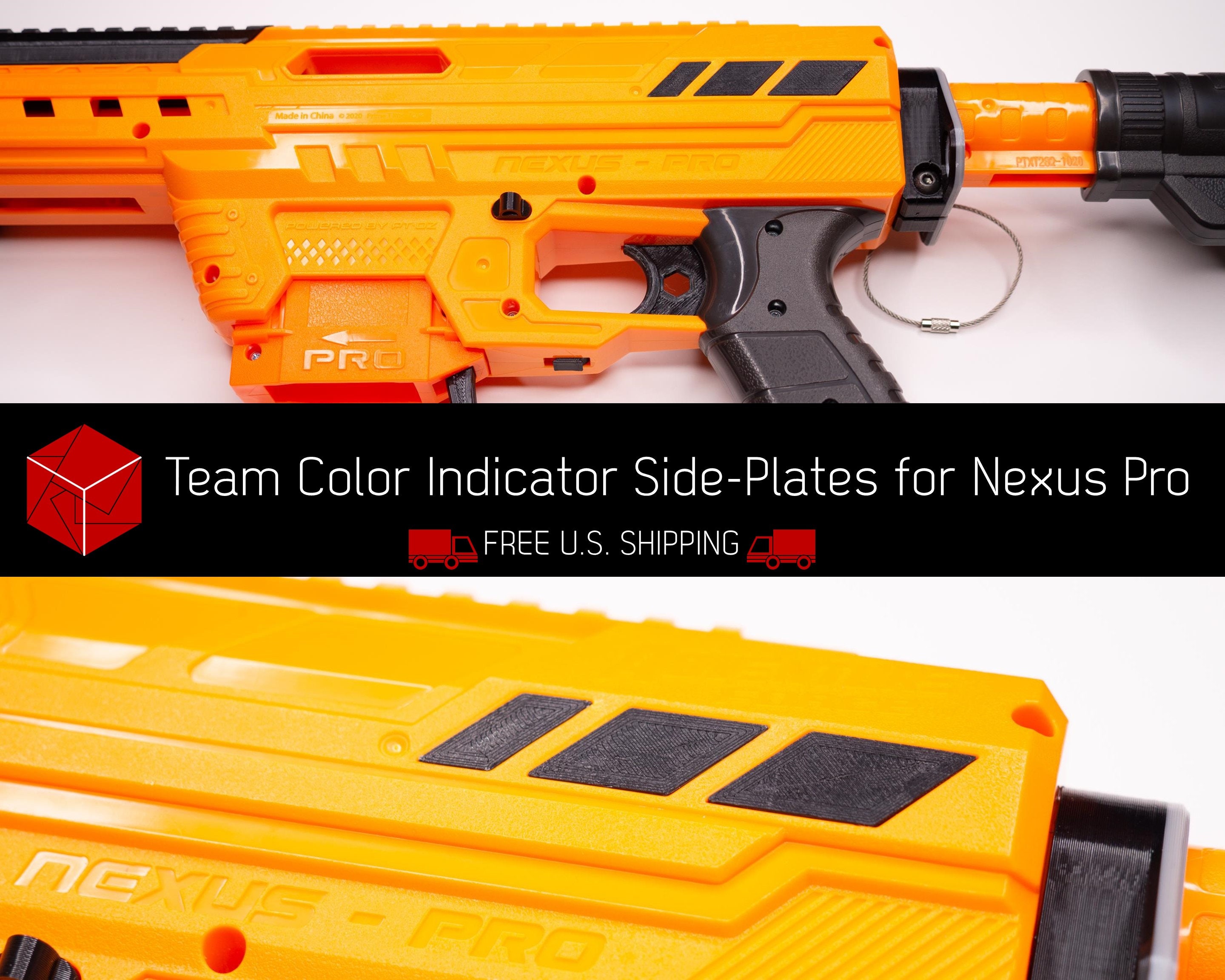 Side Plate Replacement / Team Color Indicator (PETG) for Adventure Force Nexus - Picture 6 of 13