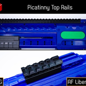 Picatinny Top Rails (PETG) for Adventure Force Liberator