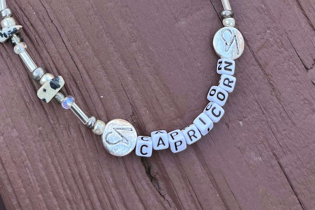 Capricorn - Zodiac Blue Lapis Golden Charm Necklace main image 1