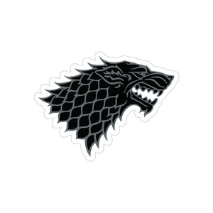 Black Wolf Sticker