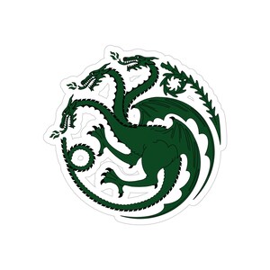 Green Dragon Sticker