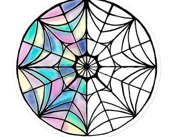 Stained Glass Sticker