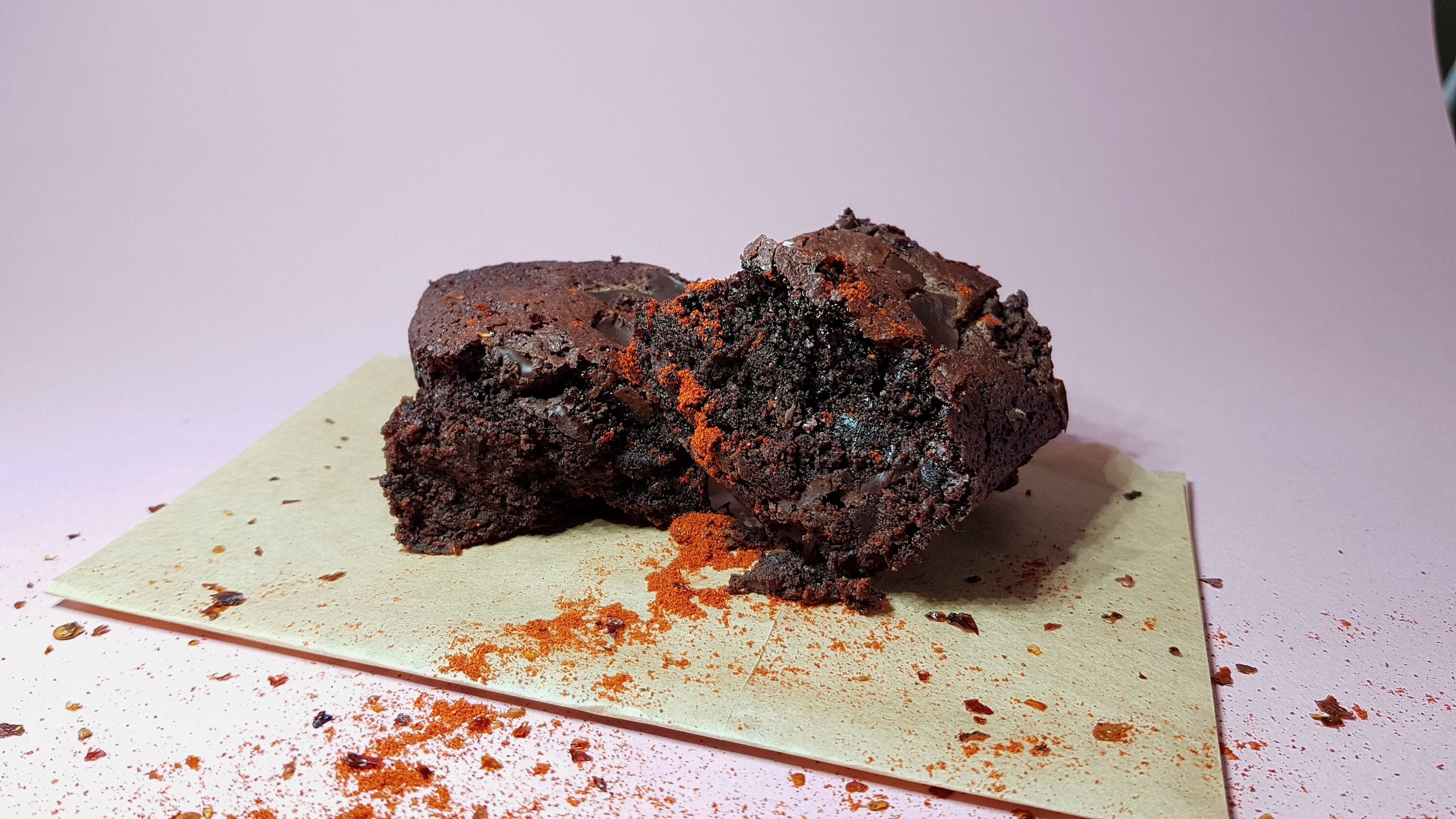 VEGAN CHILLI Chocolate Brownies