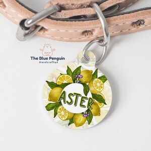 Lemon dog tag discount