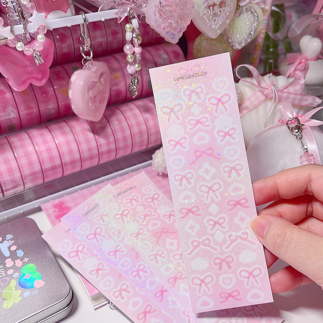 Mini Ribbon Sticker Sheet - Etsy