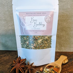 Bone Building Herbal Tea - An Earthy, Mineral Rich Nutritional Tea for Strong Bones, Joint Support & Grounding