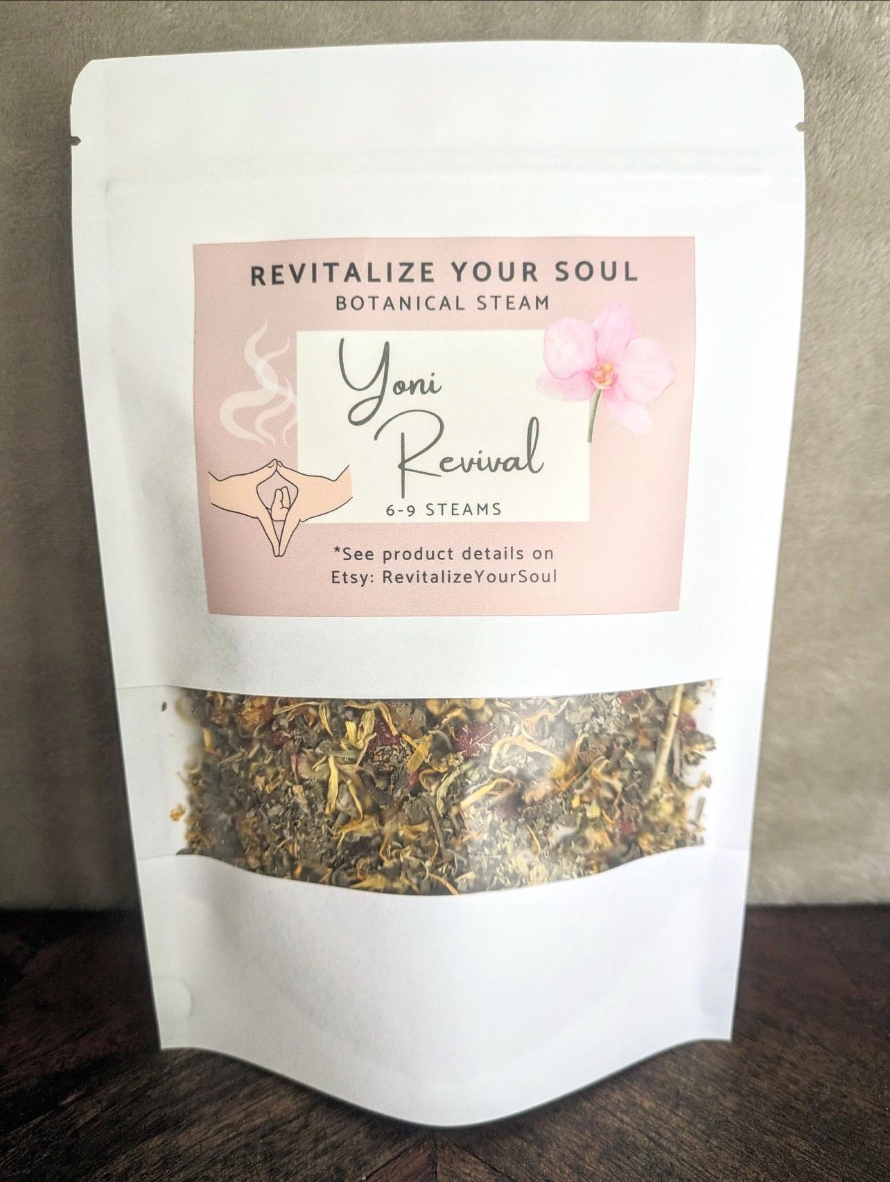 Yoni Revival Botanical Steam - Organic Herbal Steam Blend for ...