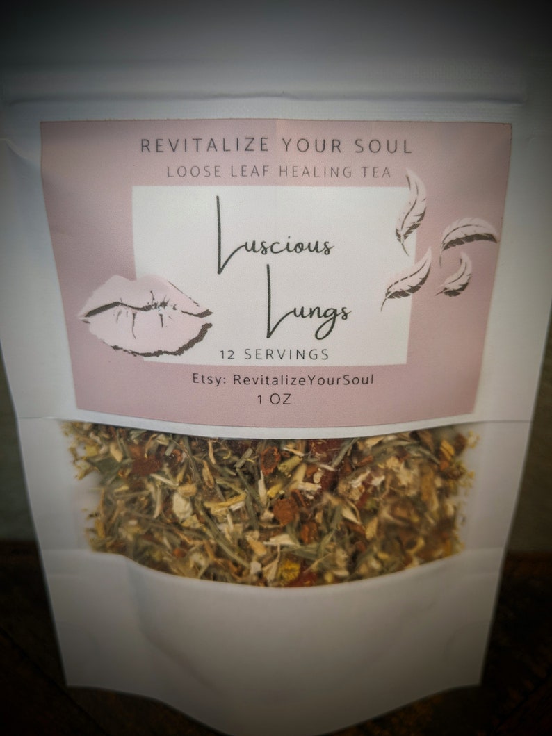 Luscious Lungs Healing Herbal Tea Natural Coughing Relief Tea