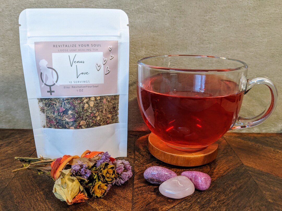 Venus Love Herbal Tea - A Goddess Tea Blend for Self Love, Heart Chakra ...