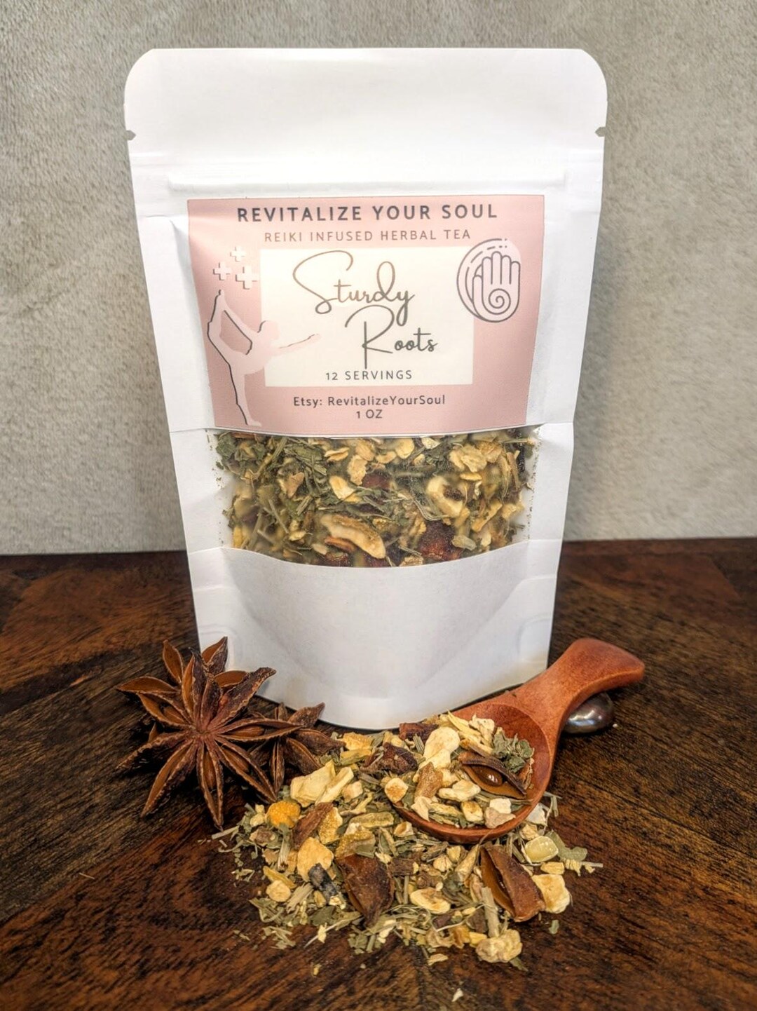 Sturdy Roots Herbal Tea - Grounding & Revitalizing Tea - Organic Loose ...