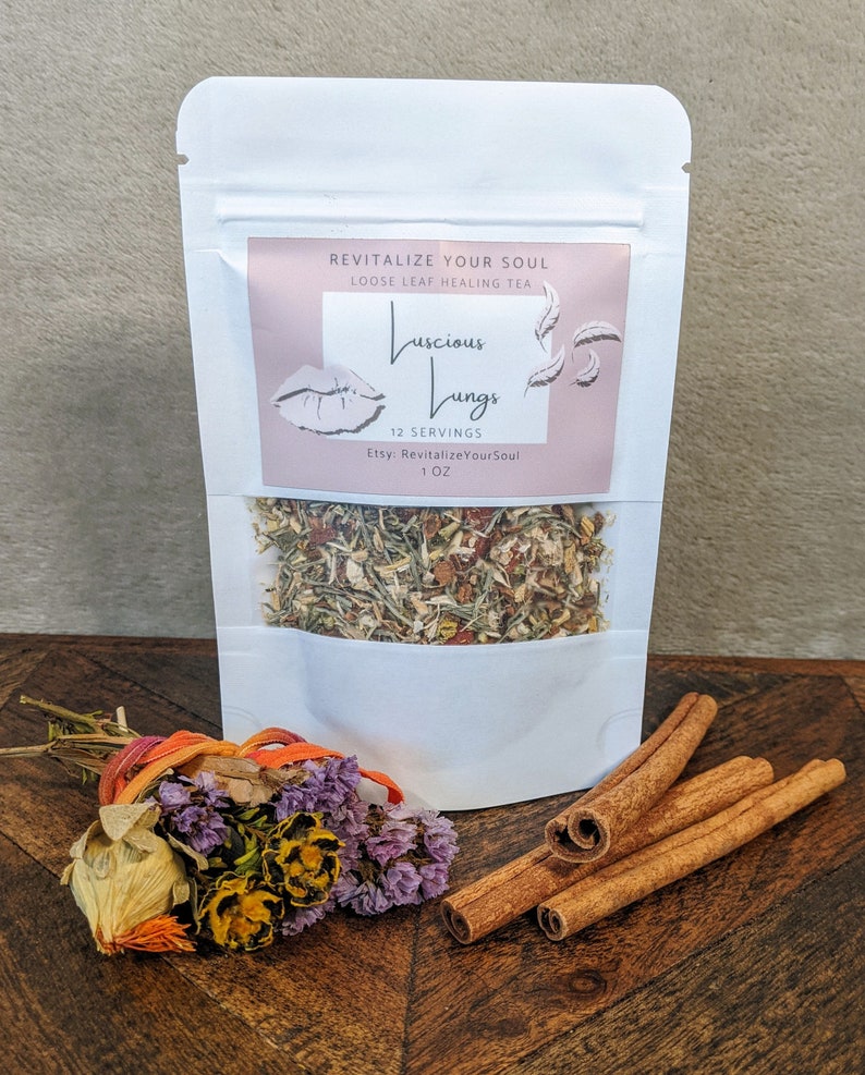 Luscious Lungs Healing Herbal Tea Natural Coughing Relief Tea