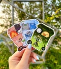 Studio Friends Snack Stickers | Asian Snacks | Spirits | Howls | Bunnies | Vinyl | Waterproof | Matte | Cute | Water bottle | Laptop Decal