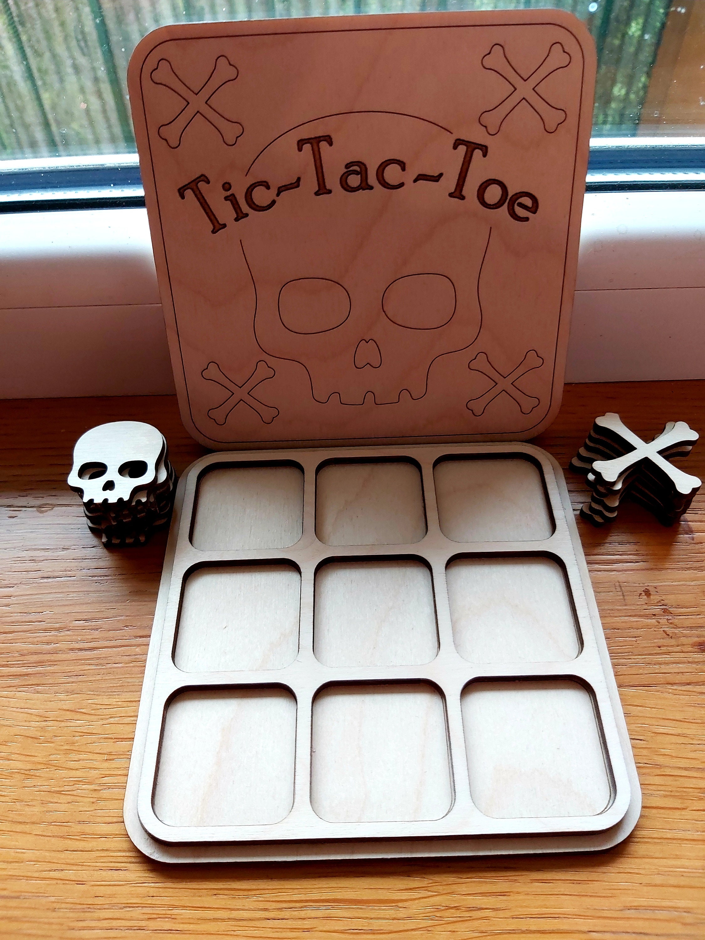 Halloween Tic Tac Toe Laser Cut File , Svg, Cdr, Dxf, Pdf, Kids ...