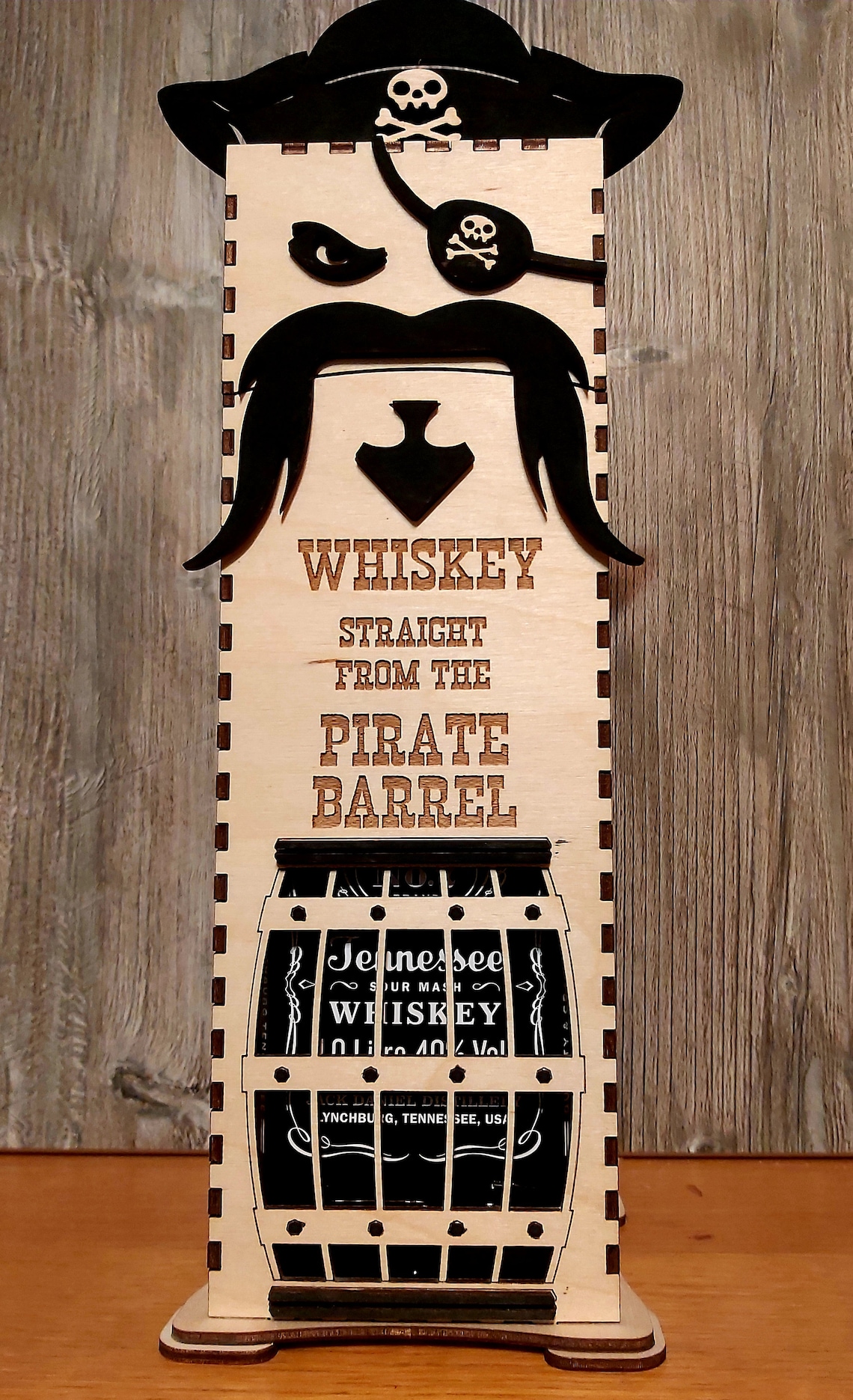 Gift Box for Whiskey Jack Daniel 1L Svg Dxf Cdr Pdf 3mm - Etsy