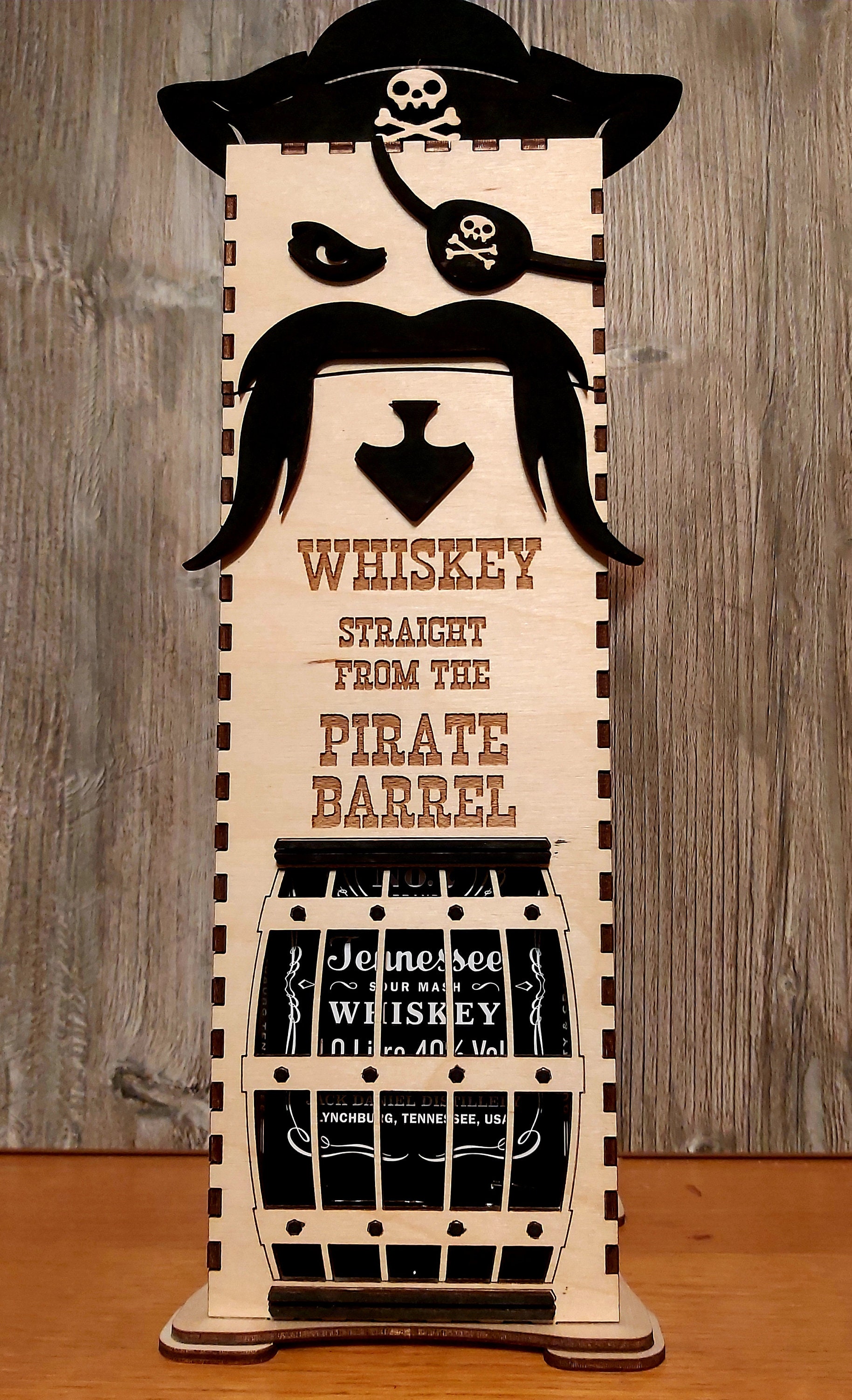 Gift Box for Whiskey Jack Daniel 1L Svg Dxf Cdr Pdf 3mm - Etsy UK
