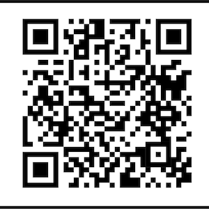 Puede incluir: C&oacute;digo QR en blanco y negro.
