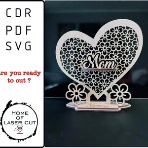 Mama's Day Card/Mother's Day Pop-up Card/ Laser Cut File/SVG, CRD, PdF, DXF/ Digitale Download/Mama's Day Card