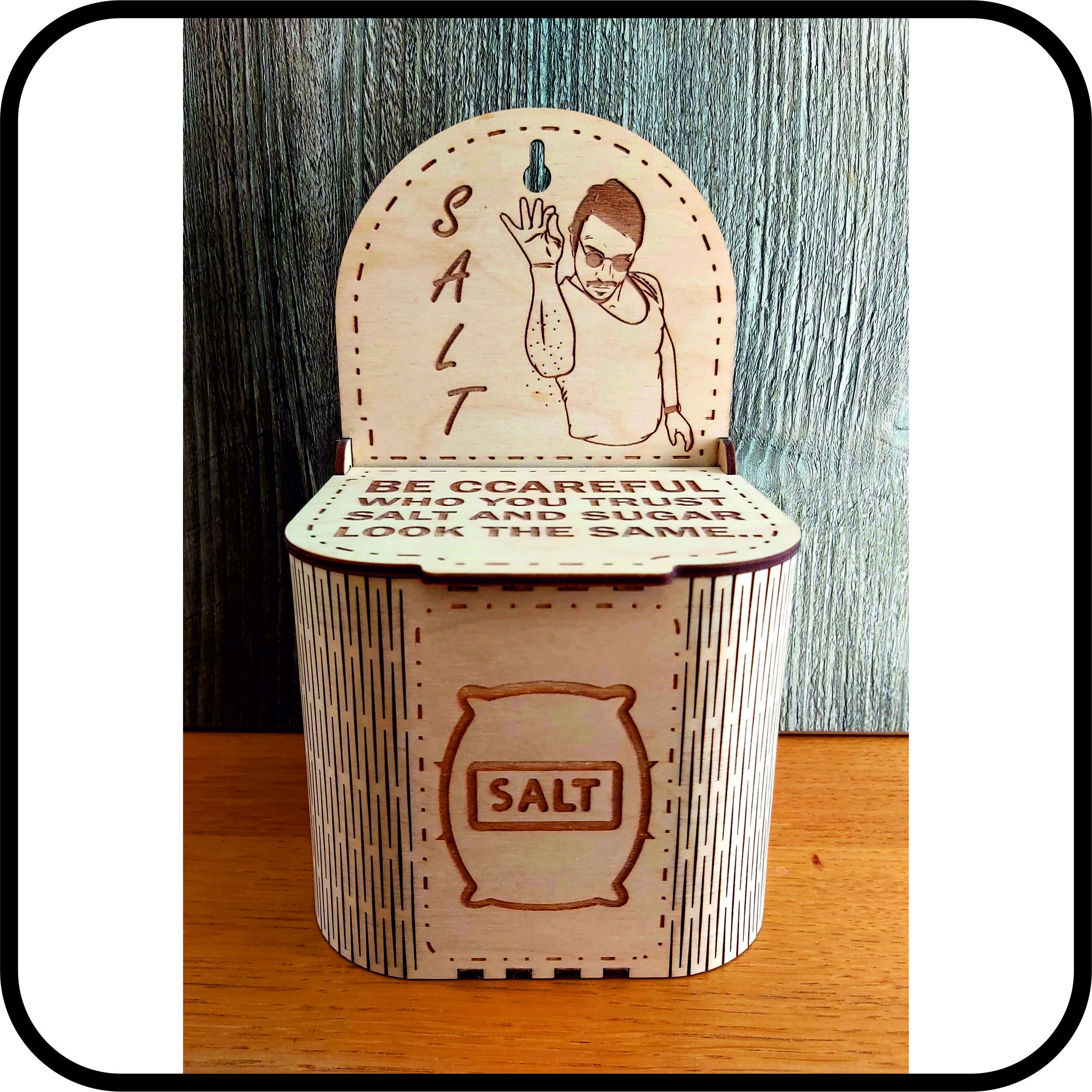 Salt Box Dxf Salt Box, Laser Cutting File, Cdr, Svg, Dxf. - Etsy Australia