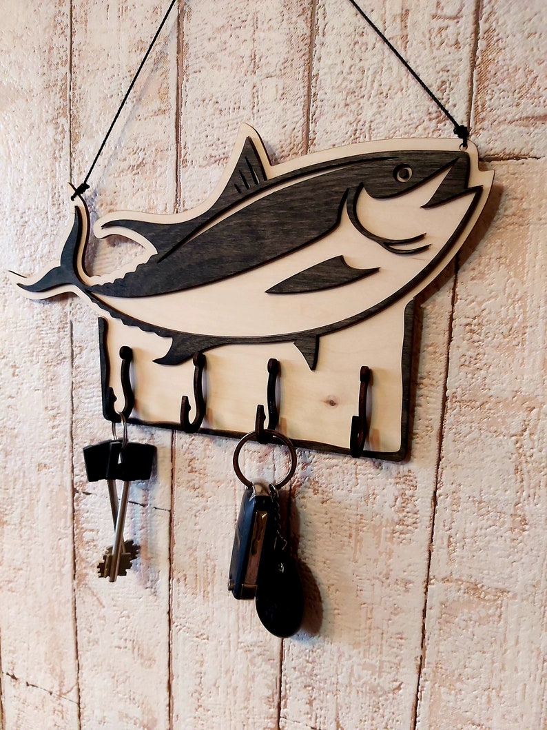Fishing Key Holder Laser Cut Svg Dxf Cdr Pdf Files. Etsy