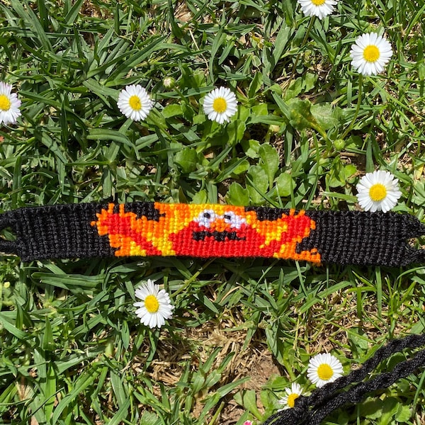 Pulsera de la amistad Elmo meme, pulsera de hilo ajustable, pulsera con diseño de Elmo
