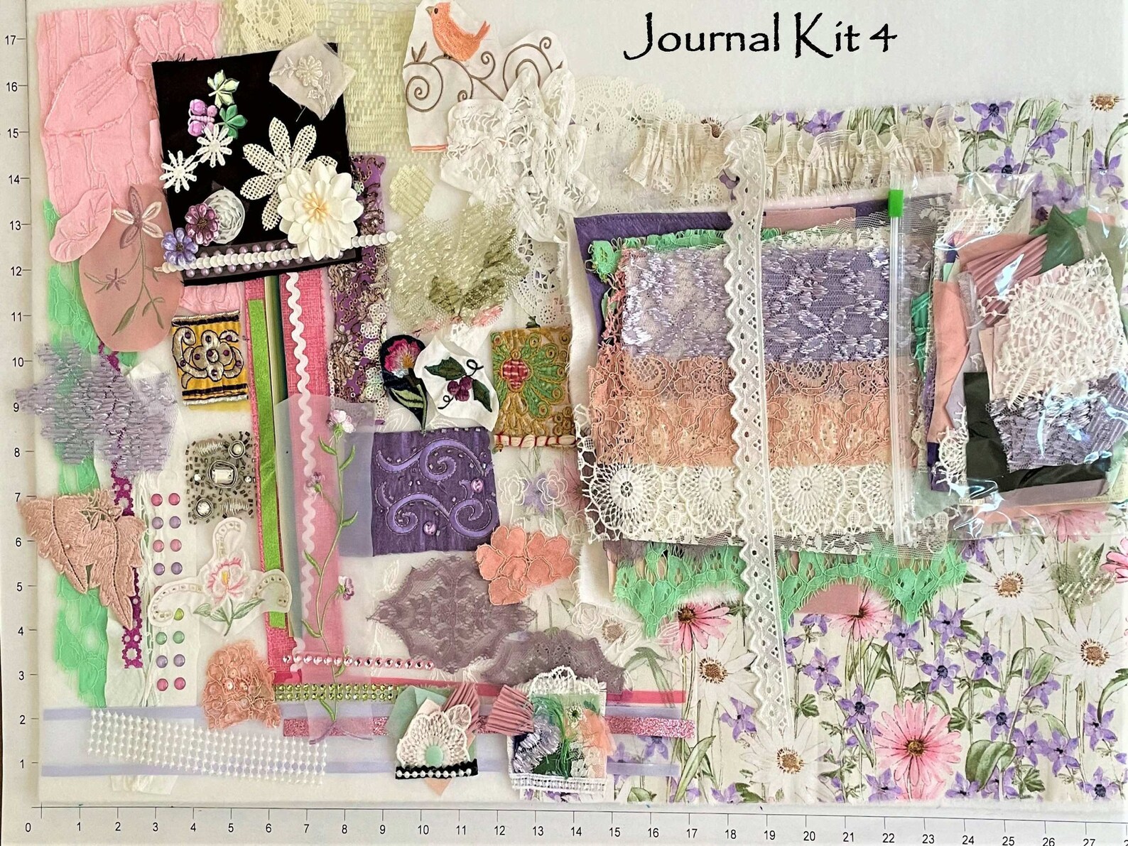 LACE FABRIC & Embellishments Kit Starter and Beginners Etsy