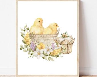 Spring wall art Spring printable wall art Spring prints downloads Spring print Spring printable art instant download Farmhouse home decor