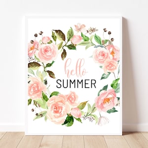 Summer prints Summer printable Summer printable wall art Summer wall art Summer prints wall art Printable art Summer decor Summer download