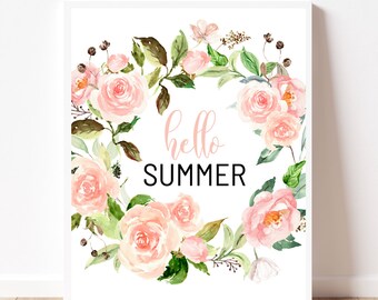Summer prints Summer printable Summer printable wall art Summer wall art Summer prints wall art Printable art Summer decor Summer download
