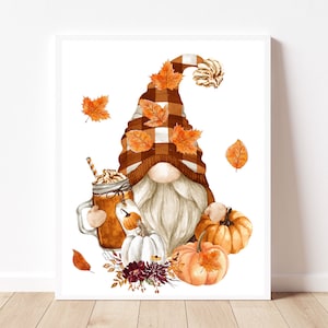 Fall sublimation design Fall gnome png file Fall sublimation designs downloads Fall gnomes clip art Fall gnome png sublimation download fall