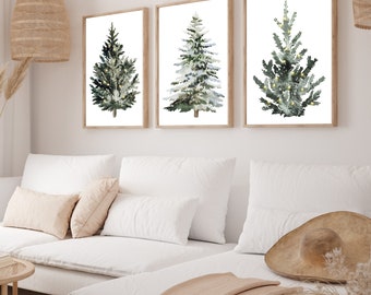 Christmas print Winter print Christmas printable wall art Christmas art print Winter printable prints Winter wall art Winter print download