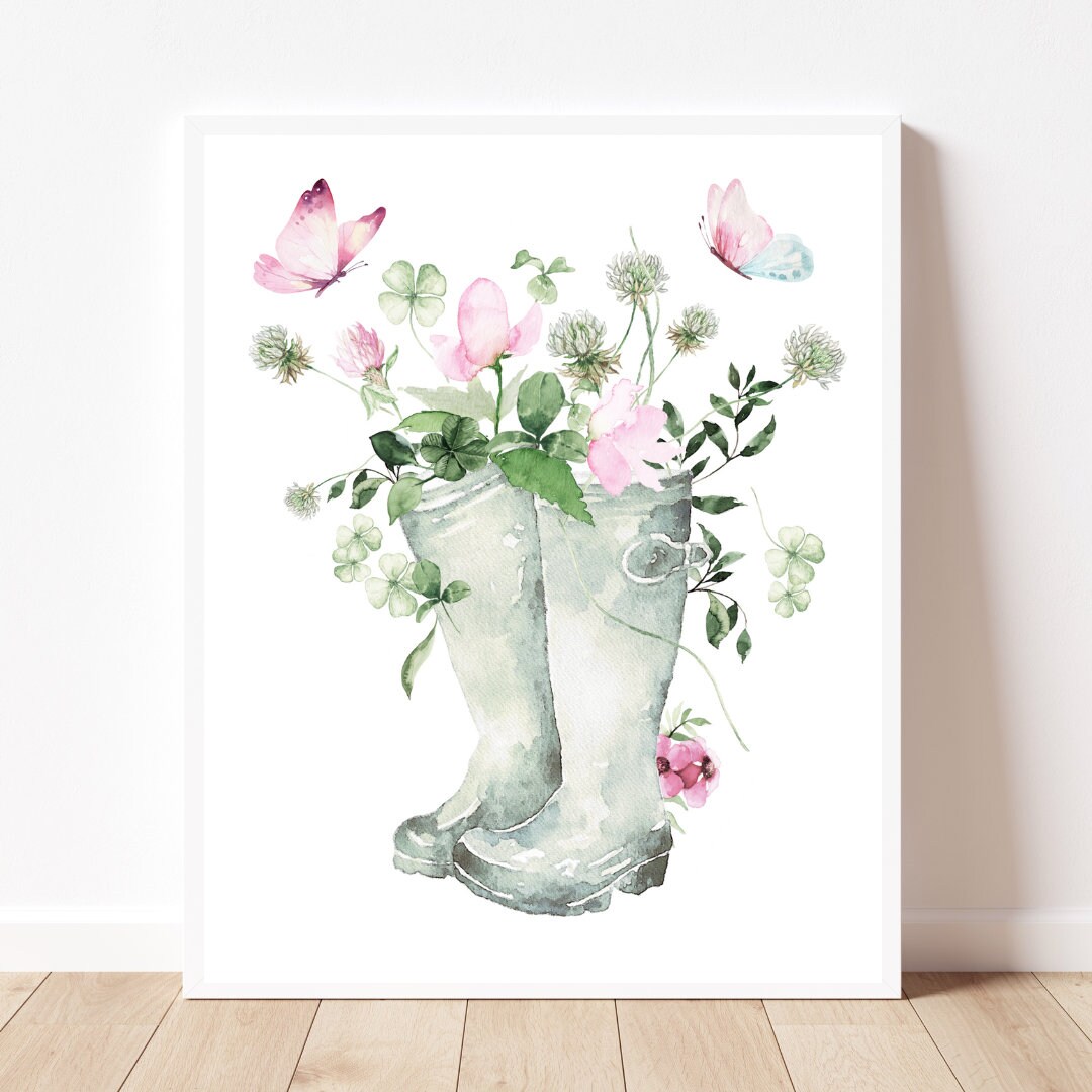 Spring Prints Spring Printable Art Instant Download Farmhouse Home