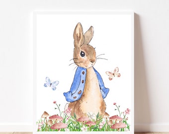 Peter Rabbit sublimation design commercial use Peter Rabbit sublimation graphic Blue bunny instant download Peter Rabbit clipart  Flopsy
