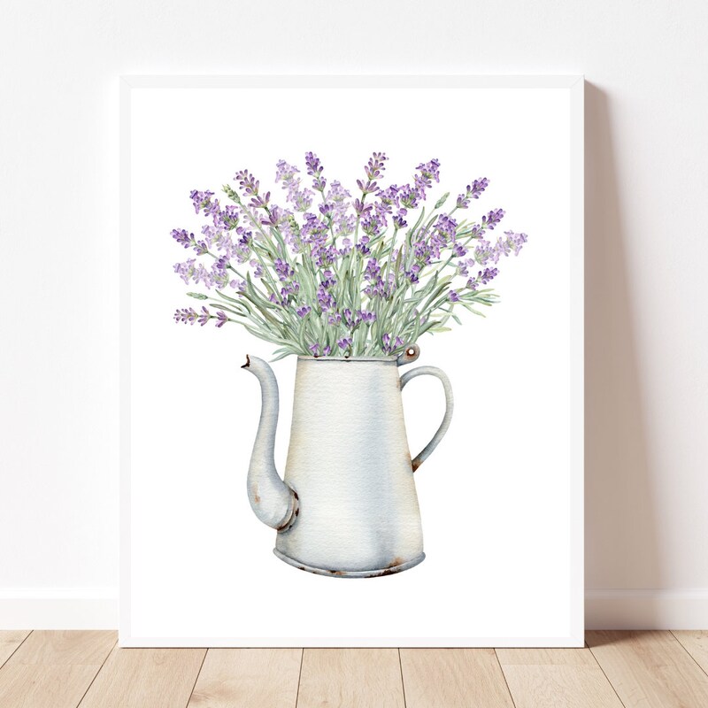 Lavender Print - Etsy