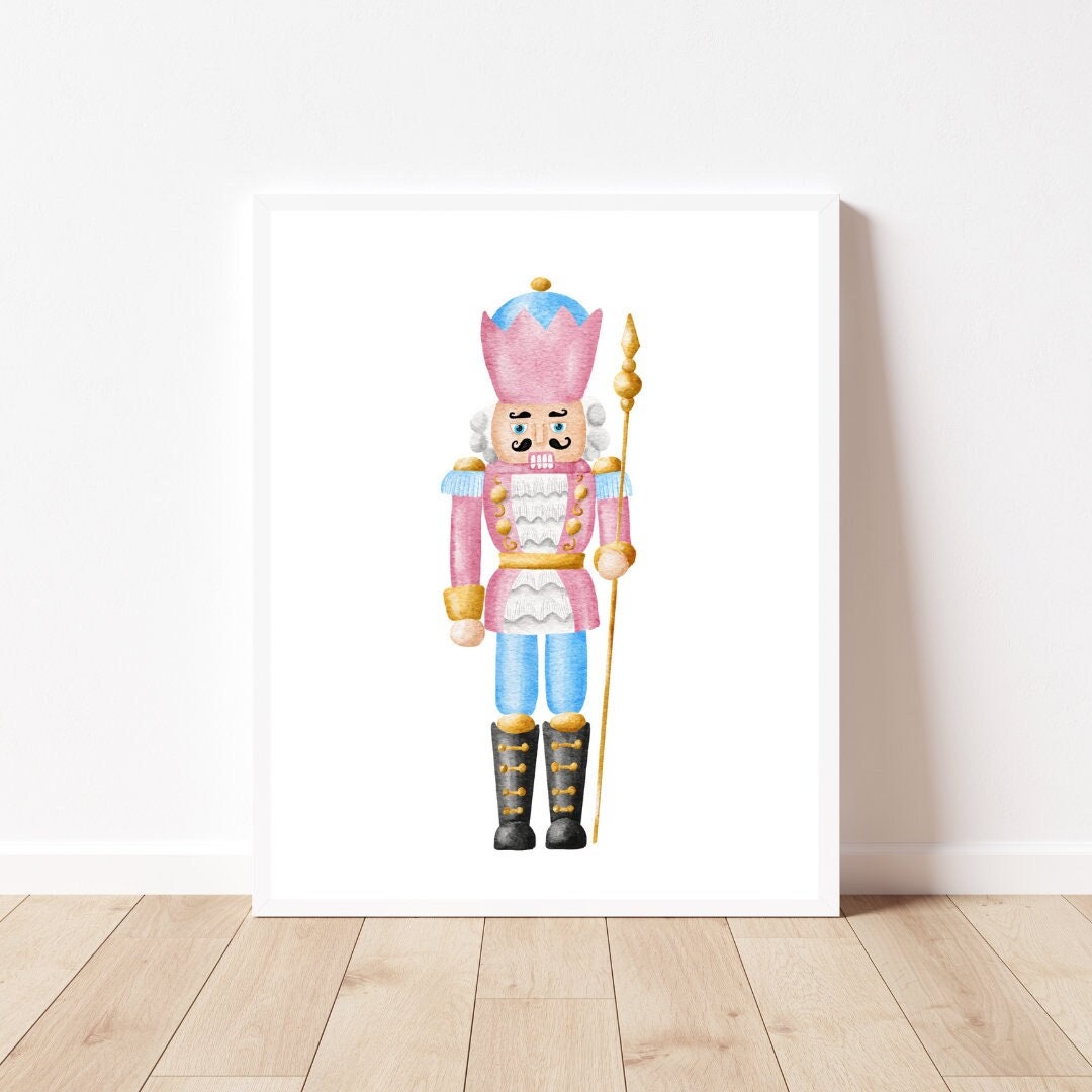 Nutcracker Printable Nutcracker Nutcracker Print Christmas Printable
