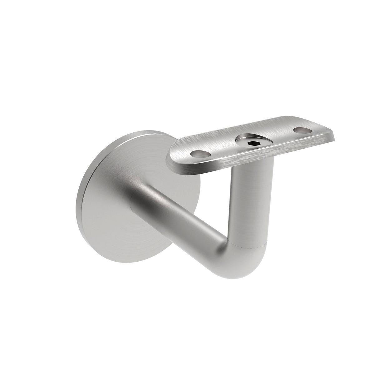 Hidden Railing Bracket Stainless Steel Stair Handrail Bracket – Hidden Mount Wall Support for ...
