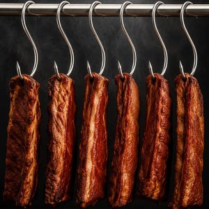 Edelstahl Fleischerhaken | BBQ Smoking Butcher S Haken | Lebensmittelqualität, strapazierfähig