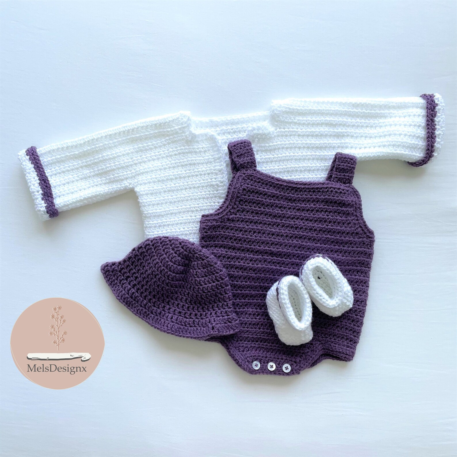 Crochet Baby Gift Set Etsy