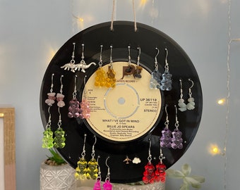 Vinyl Earring Holder| holds 20-40 pairs