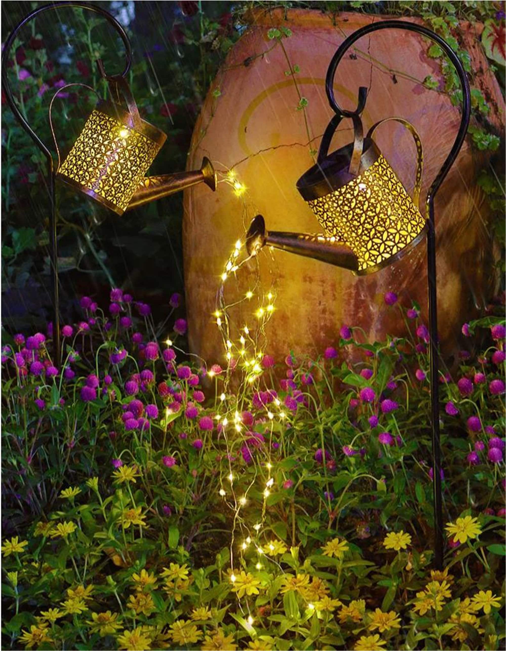 Solar Outdoor Deko Licht Garten Villa kreativ hohl led Sterne Etsy
