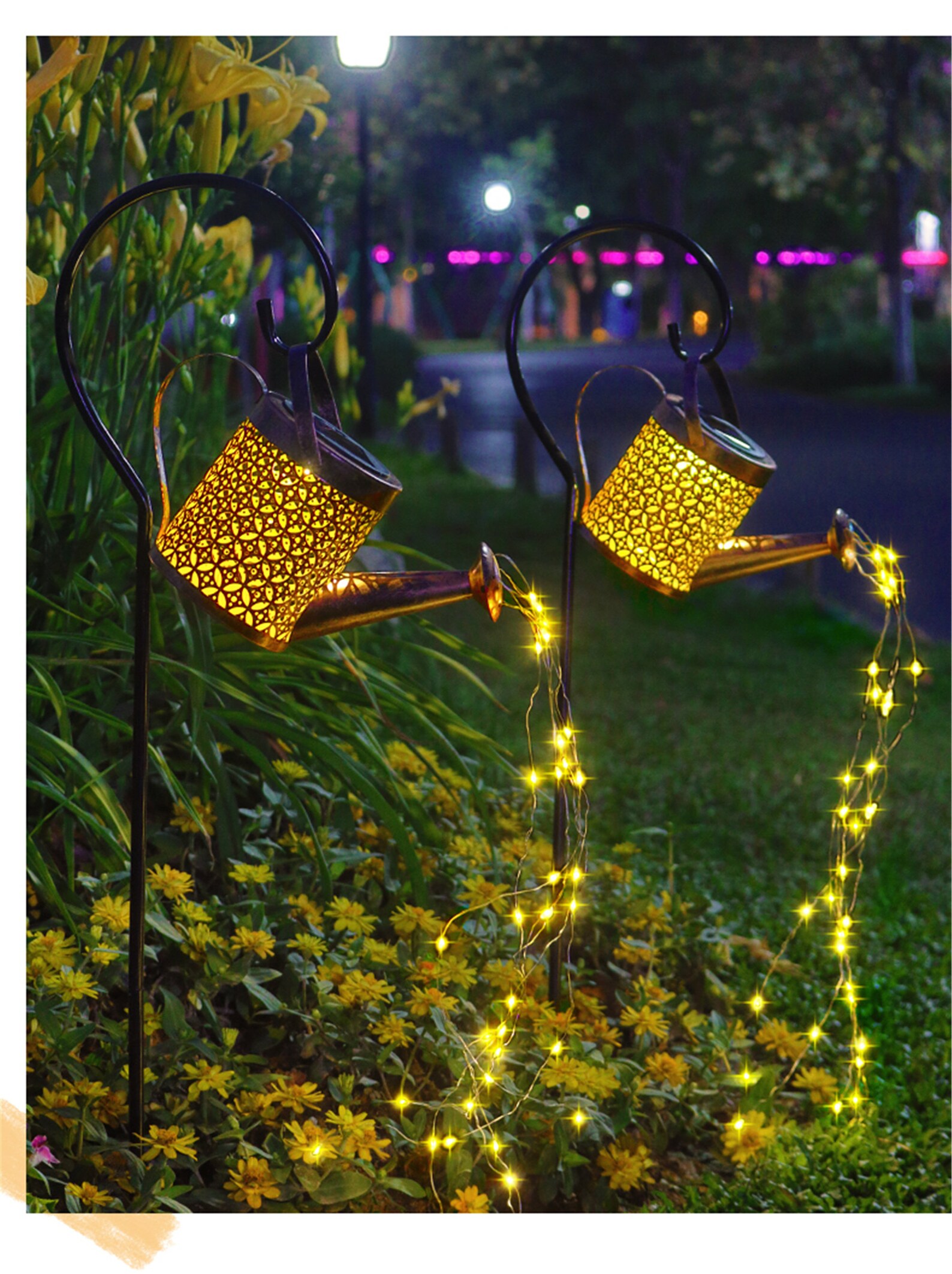 Solar Outdoor Deko Licht Garten Villa kreativ hohl led Sterne Etsy