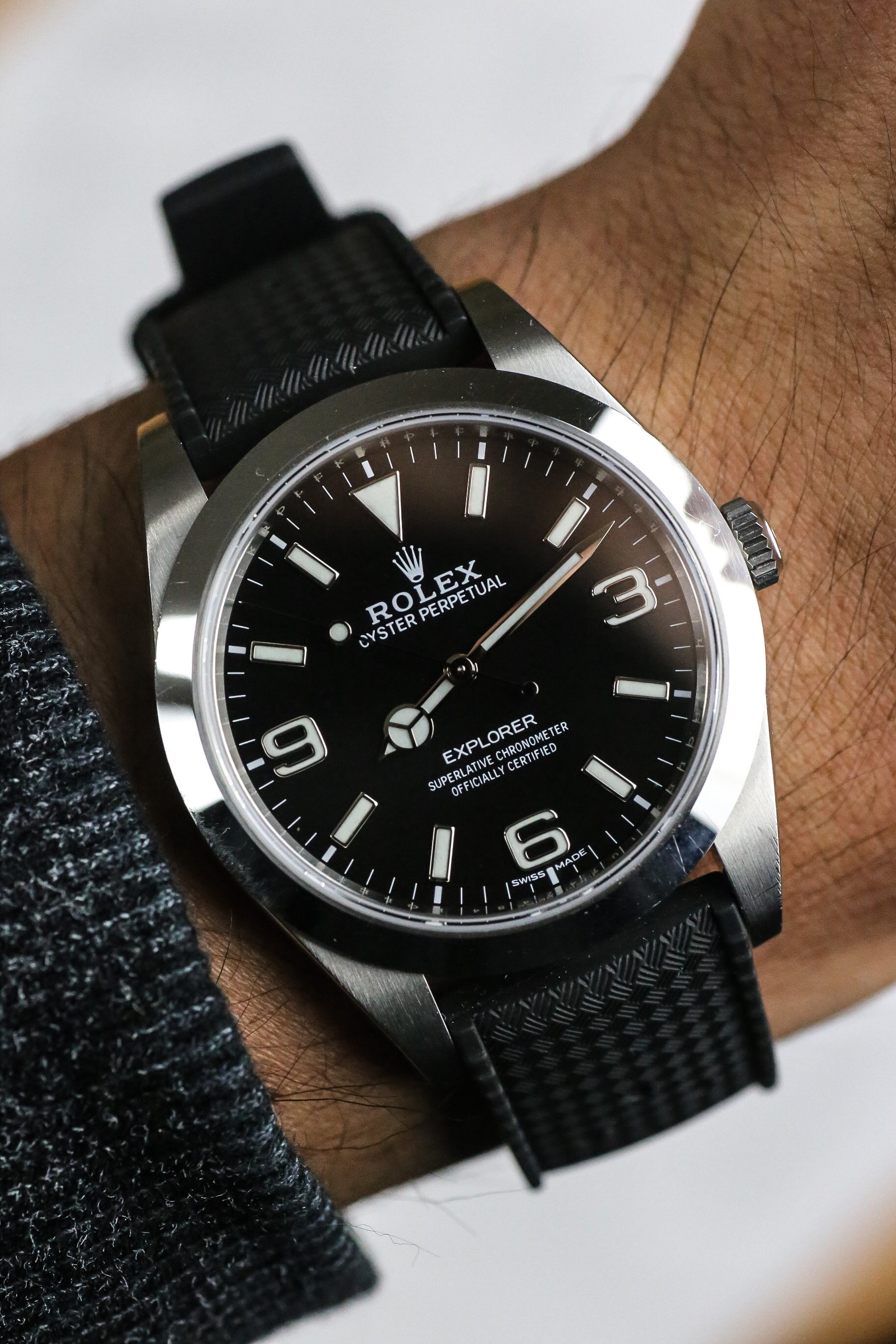 Tropic Rubber Watch Strap Black Etsy