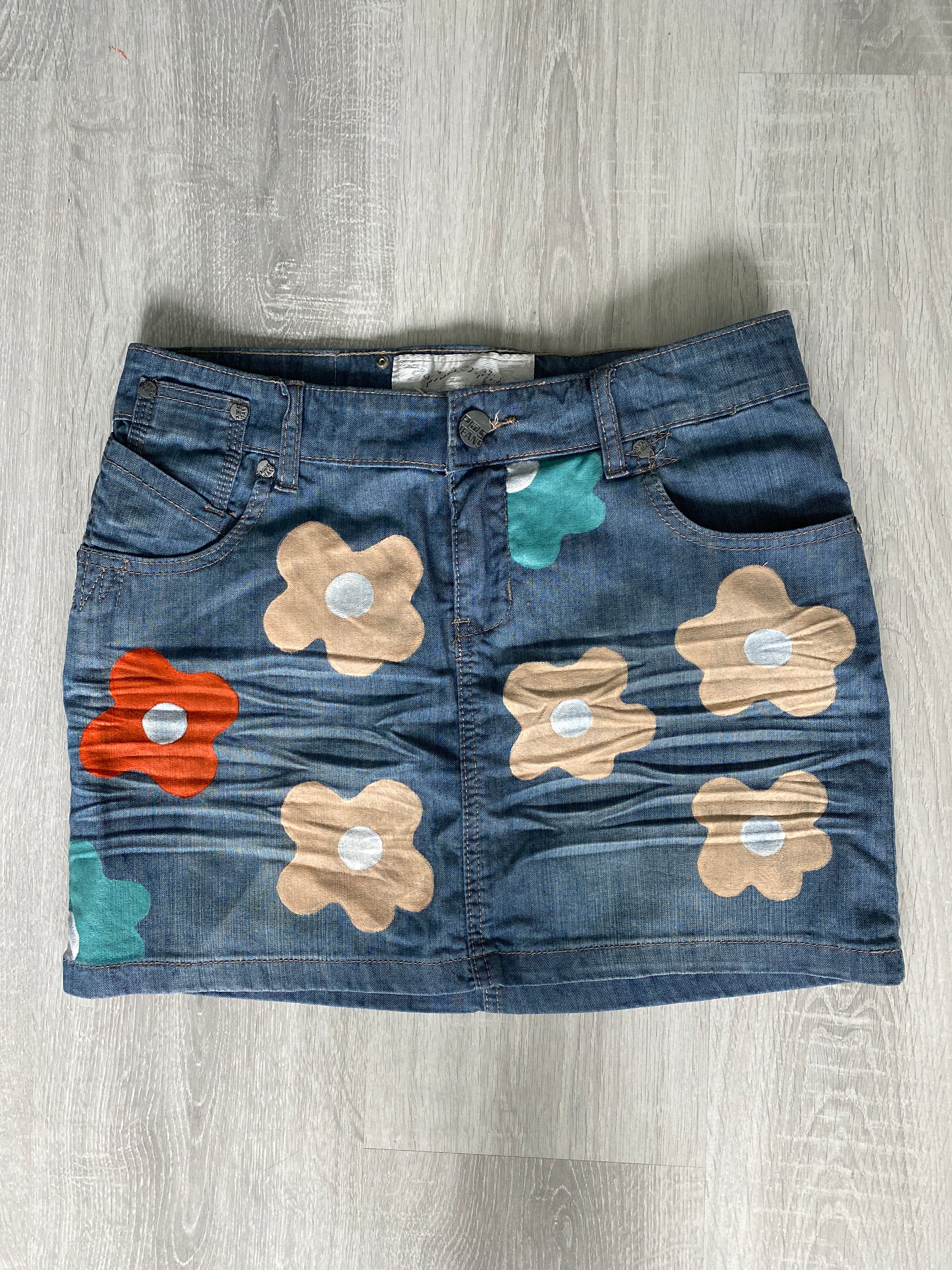 スカート HOLIDAY PAINT DENIM DRAWSTRINGS SKIRT il_fullxfull.5405206667_3r22.jpg