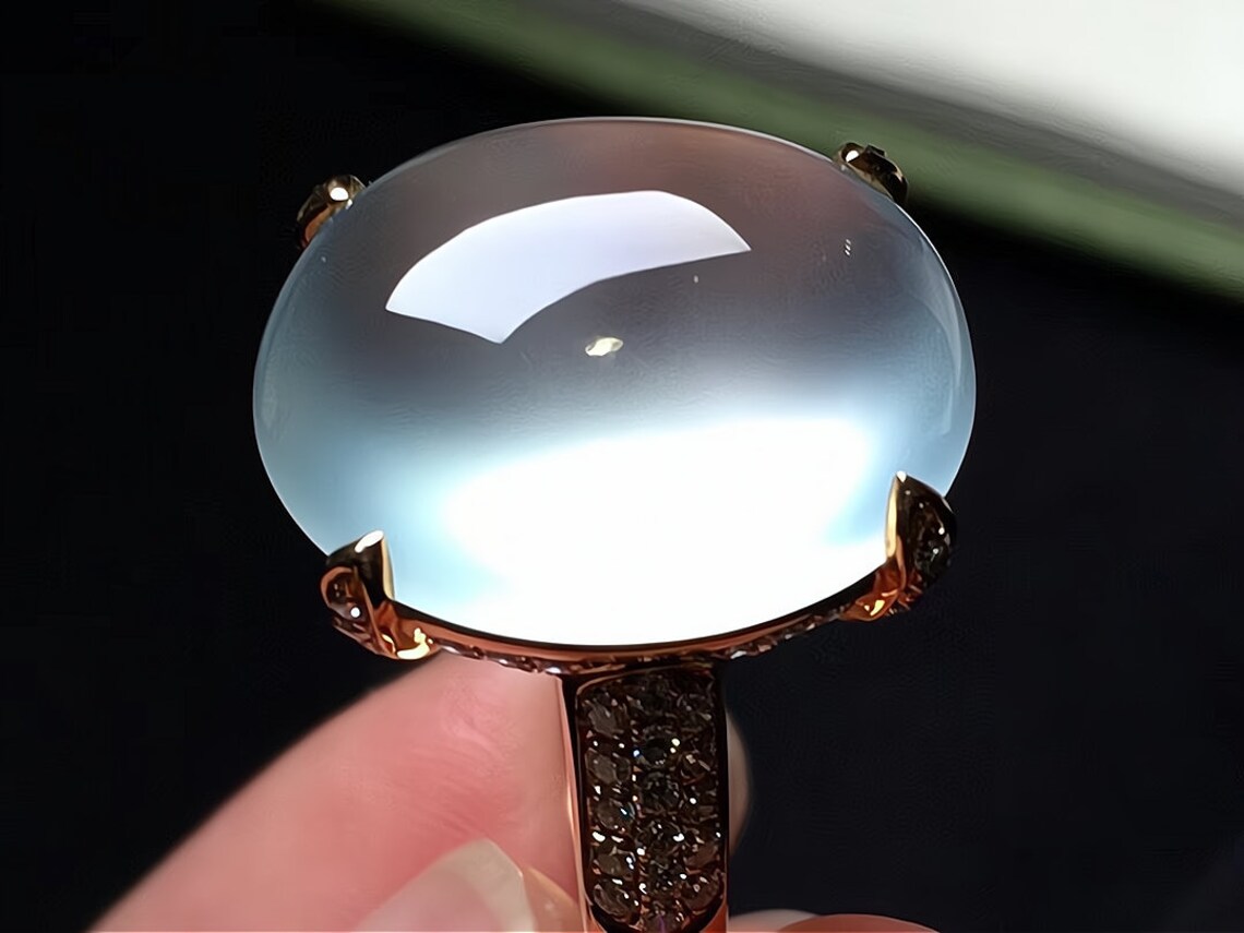 Jade rings clear engagement rings jade rings lover rings Etsy