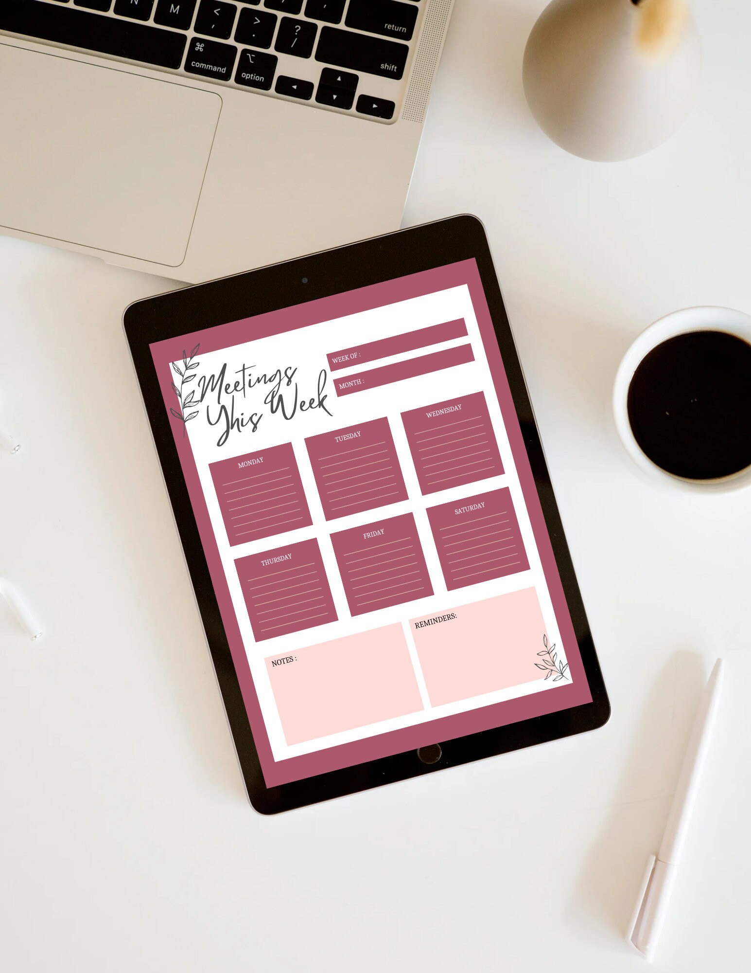 Digital Daily Planner, Downloadable Planner, Plan Your Day - Etsy