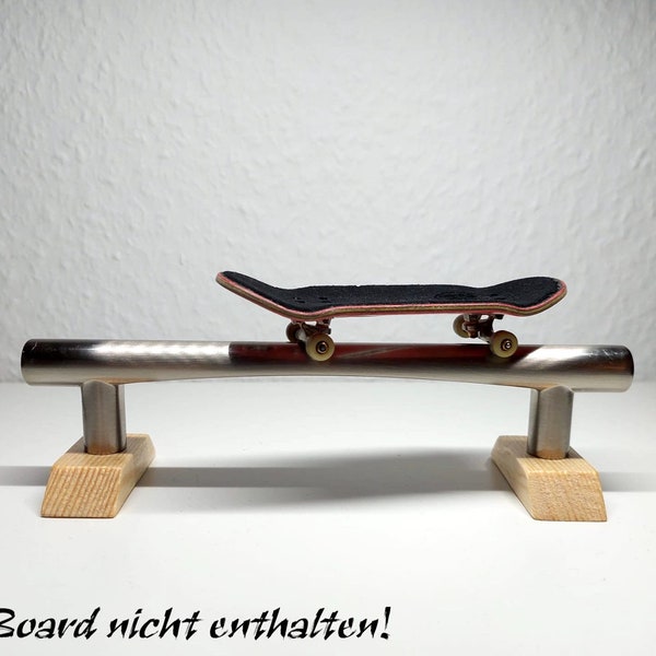 Fingerboard Rail Round Upcycled 17 cm long 4.5 cm high