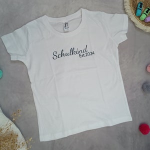 Schulkind T-Shirt Schulkind 2024 Personalisierbar Bild 6