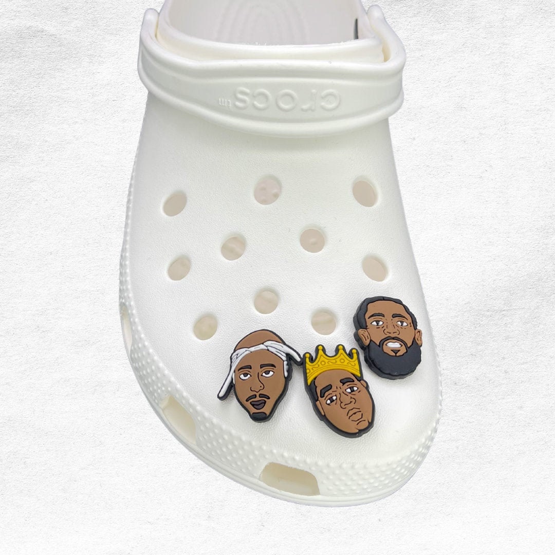 Tupac Croc Charm UK