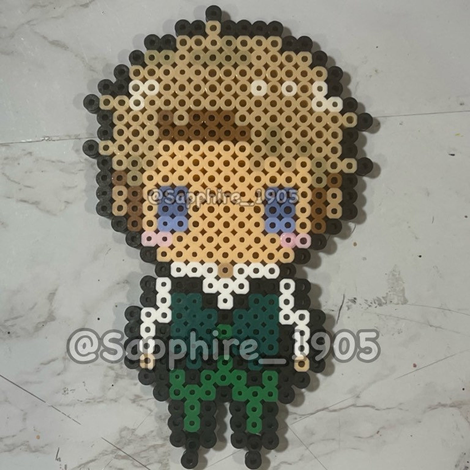 Family Who Are Spys perler Bead Chibi Figures Etsy