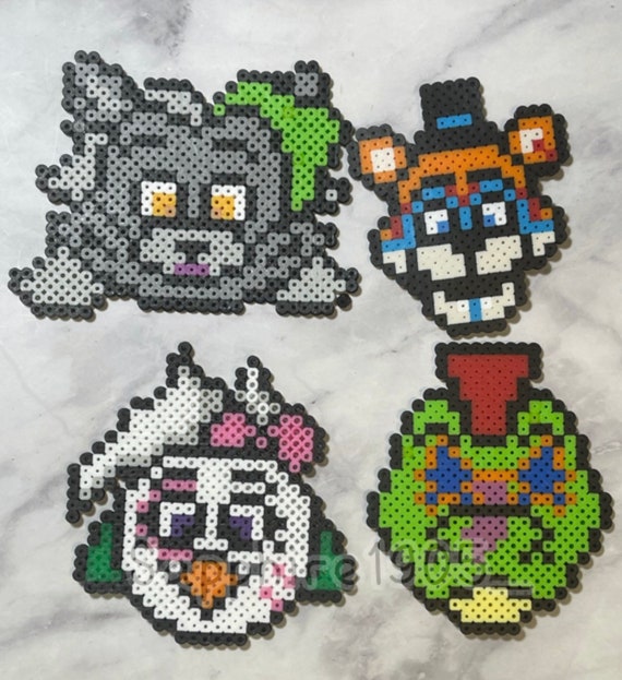 Five Nights at Freddys Security Breach Perler Bead Character Etsy Denmark