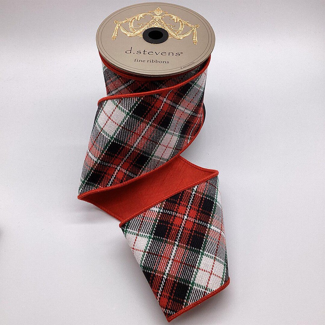 Cotton Plaid Bias Cut Ribbon 4 Inch X 10 Yards - Etsy